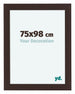 Como MDF Bilderrahmen 75x98cm Eiche Dunkel Vorne Messe | Yourdecoration.at