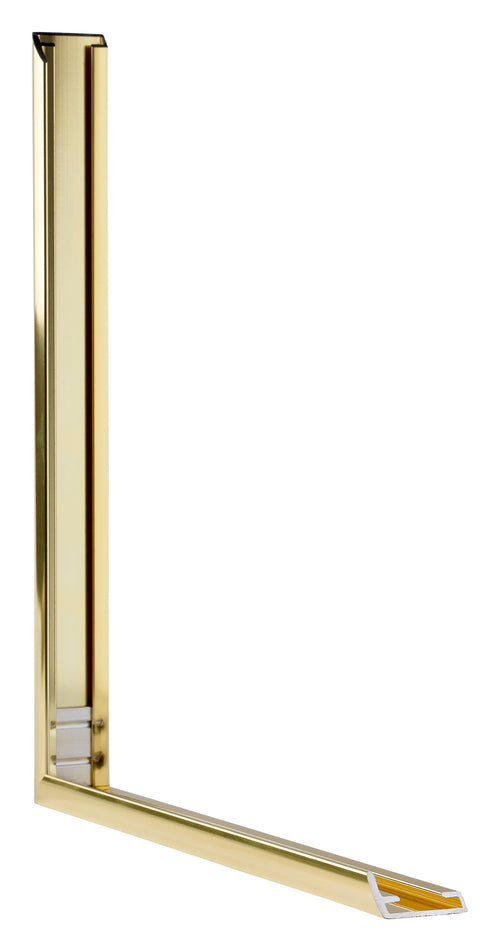 Kent Aluminium Bilderrahmen 20x40cm Gold Detail Querschnitte | Yourdecoration.at