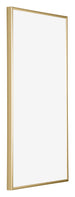 Kent Aluminium Bilderrahmen 20x40cm Gold Vorne Schrag | Yourdecoration.at