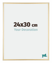 Kent Aluminium Bilderrahmen 24x30cm Gold Vorne Messe | Yourdecoration.at