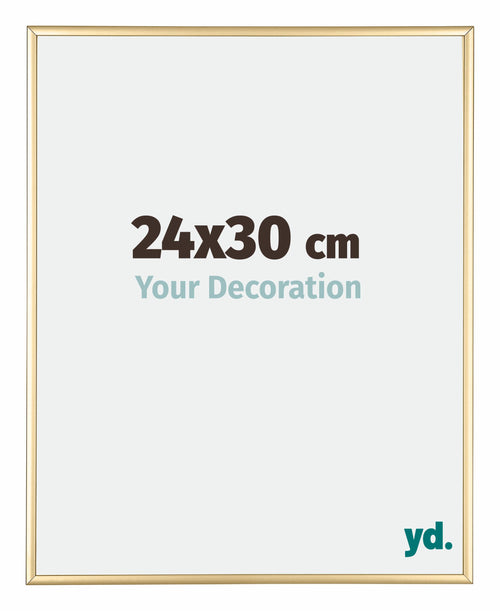 Kent Aluminium Bilderrahmen 24x30cm Gold Vorne Messe | Yourdecoration.at