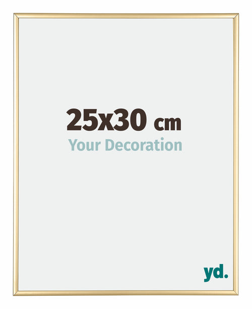 Kent Aluminium Bilderrahmen 25x30cm Gold Vorne Messe | Yourdecoration.at