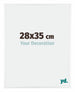 Kent Aluminium Bilderrahmen 28x35cm Weiss Hochglanz Vorne Messe | Yourdecoration.at