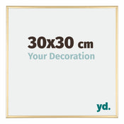 Kent Aluminium Bilderrahmen 30x30cm Gold Vorne Messe | Yourdecoration.at