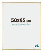 Kent Aluminium Bilderrahmen 50x65cm Gold Vorne Messe | Yourdecoration.at