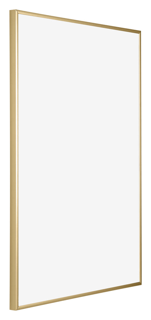 Kent Aluminium Bilderrahmen 67x98cm Gold Vorne Schrag | Yourdecoration.at