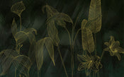 Komar Darkest Green Vlies Fototapete 400x250cm 4 bahnen | Yourdecoration.at