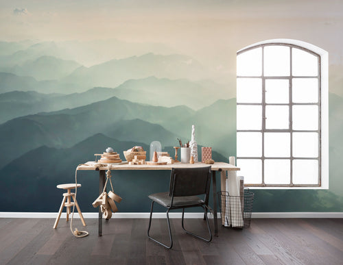 Komar Hazy Hills Vlies Fototapete 400x250cm 4 bahnen interieur | Yourdecoration.at