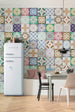 Komar Marrakech Mosaik Vlies Fototapete 400x250cm 4 bahnen interieur | Yourdecoration.at