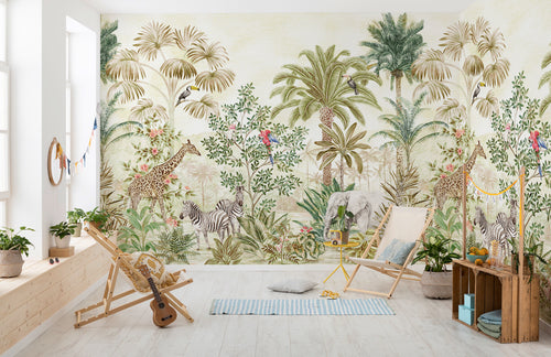 Komar Wild Wonderland Vlies Fototapete 300x250cm 3 bahnen interieur | Yourdecoration.at