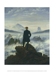 Kunstdruck Caspar David Friedrich Der Wanderer im Nebelmeer 30x40cm CDF 100 PGM | Yourdecoration.at