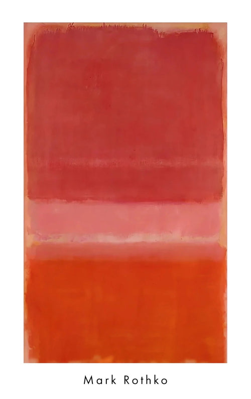 Kunstdruck Mark Rothko Untitles Red 1956 56x89cm MKR 958 PGM | Yourdecoration.at