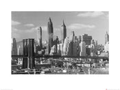 Kunstdruck Time Life Lower Manhattan Skyline 1948 80x60cm Pyramid PPR40466 | Yourdecoration.at