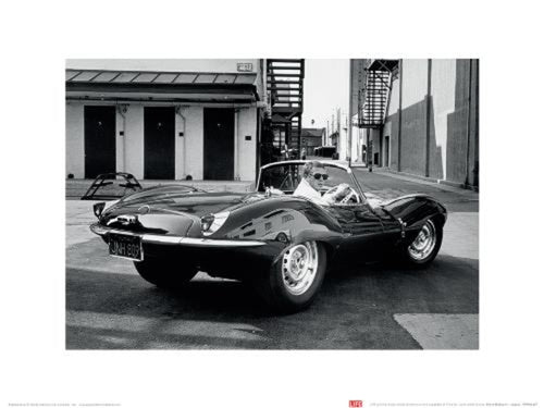 Kunstdruck Time Life Steve Mcqueen Jaguar 40x30cm Pyramid PPR44167 | Yourdecoration.at