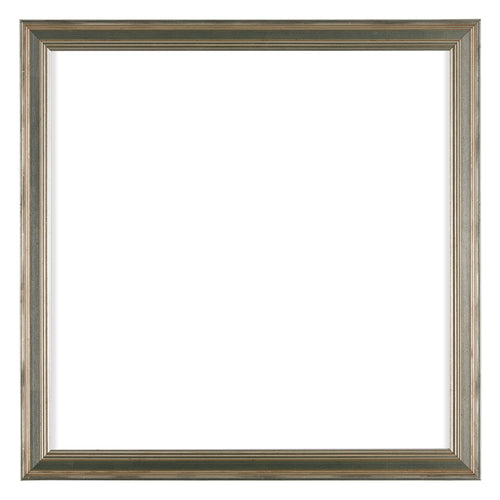 Lincoln Holz Bilderrahmen 20x20cm Silber Vorne | Yourdecoration.at