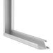 Miami Aluminium Bilderrahmen 18x24cm Silber Matt Detail Querschnitt | Yourdecoration.at