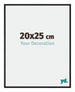 Miami Aluminium Bilderrahmen 20x25cm Schwarz Hochglanz Vorne Messe | Yourdecoration.at