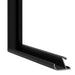 Miami Aluminium Bilderrahmen 62x93cm Schwarz Hochglanz Detail Querschnitt | Yourdecoration.at