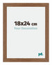 Mura MDF Bilderrahmen 18x24cm Eiken Rustiek Vorne Messe | Yourdecoration.at