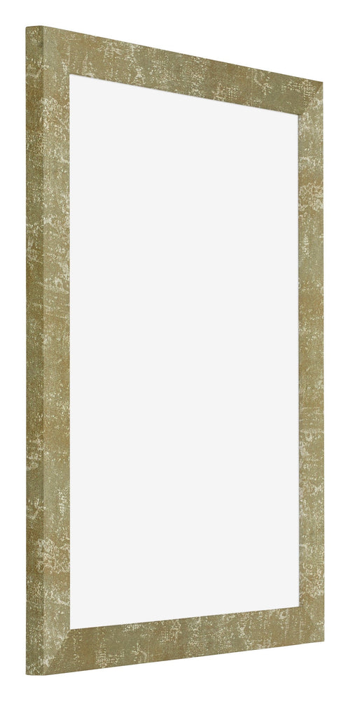 Mura MDF Bilderrahmen 18x24cm Gold Antik Vorne Schrag | Yourdecoration.at