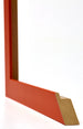 Mura MDF Bilderrahmen 18x24cm Orange Detail Querschnitt | Yourdecoration.at