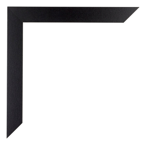 Mura MDF Bilderrahmen 18x24cm Schwarz Matt Detail Ecke | Yourdecoration.at