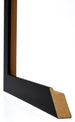 Mura MDF Bilderrahmen 18x24cm Schwarz Matt Detail Querschnitt | Yourdecoration.at