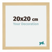 Mura MDF Bilderrahmen 20x20cm Ahorn Dekor Vorne Messe | Yourdecoration.at