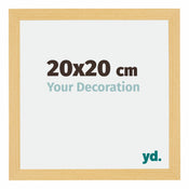 Mura MDF Bilderrahmen 20x20cm Buche Dekor Vorne Messe | Yourdecoration.at