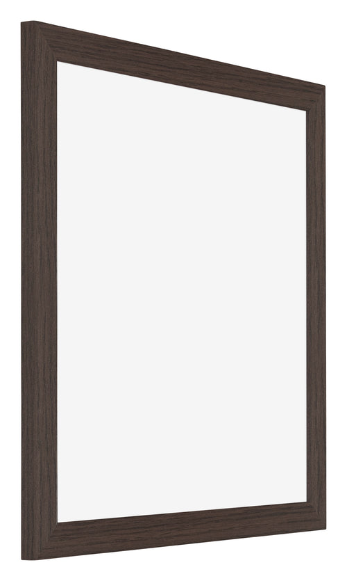 Mura MDF Bilderrahmen 20x20cm Eiche Dunkel Vorne Schrag | Yourdecoration.at