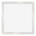 Mura MDF Bilderrahmen 20x20cm Silberglanz Vintage Vorne | Yourdecoration.at