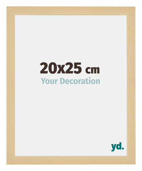 Mura MDF Bilderrahmen 20x25cm Ahorn Dekor Vorne Messe | Yourdecoration.at