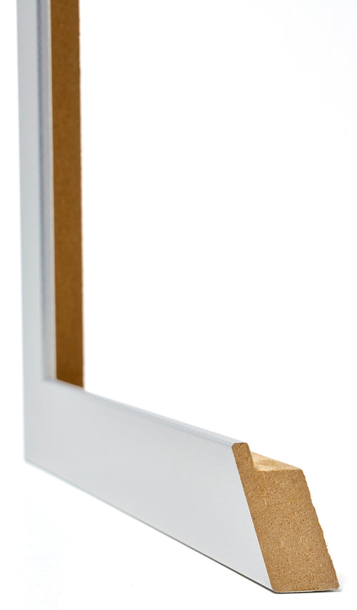 Mura MDF Bilderrahmen 20x25cm Aluminium Geburstet Detail Querschnitt | Yourdecoration.at