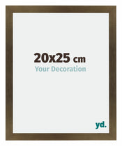 Mura MDF Bilderrahmen 20x25cm Bronze Dekor Vorne Messe | Yourdecoration.at