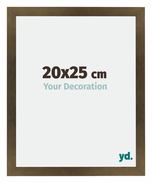 Mura MDF Bilderrahmen 20x25cm Bronze Dekor Vorne Messe | Yourdecoration.at