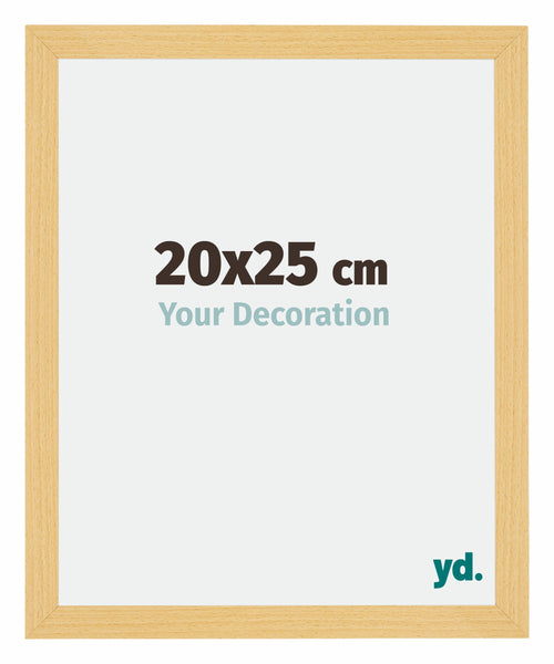 Mura MDF Bilderrahmen 20x25cm Buche Dekor Vorne Messe | Yourdecoration.at