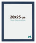 Mura MDF Bilderrahmen 20x25cm Dunkelblau Gewischt Vorne Messe | Yourdecoration.at