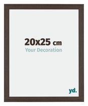 Mura MDF Bilderrahmen 20x25cm Eiche Dunkel Vorne Messe | Yourdecoration.at