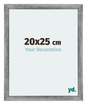 Mura MDF Bilderrahmen 20x25cm Grau Gewischt Vorne Messe | Yourdecoration.at