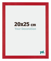 Mura MDF Bilderrahmen 20x25cm Rot Vorne Messe | Yourdecoration.at