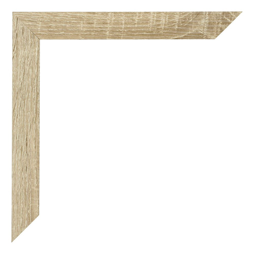 Mura MDF Bilderrahmen 20x25cm Sonoma Eiche Detail Ecke | Yourdecoration.at