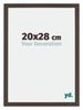 Mura MDF Bilderrahmen 20x28cm Eiche Dunkel Vorne Messe | Yourdecoration.at