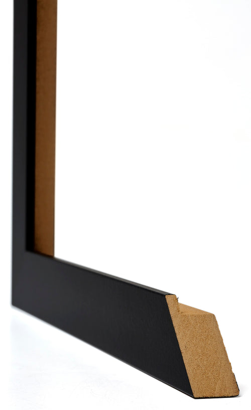 Mura MDF Bilderrahmen 20x28cm Schwarz Matt Detail Querschnitt | Yourdecoration.at