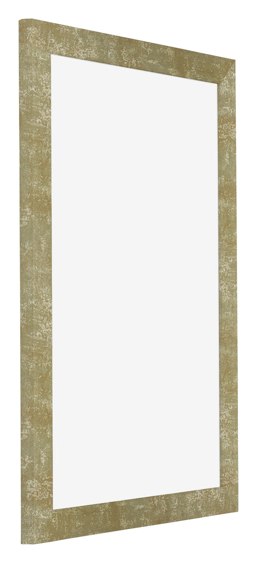 Mura MDF Bilderrahmen 20x30cm Gold Antik Vorne Schrag | Yourdecoration.at