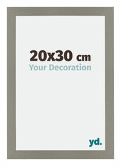 Mura MDF Bilderrahmen 20x30cm Grau Vorne Messe | Yourdecoration.at