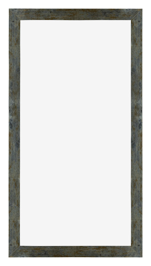 Mura MDF Bilderrahmen 20x40cm Blau Gold Meliert Vorne | Yourdecoration.at