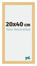 Mura MDF Bilderrahmen 20x40cm Buche Dekor Vorne Messe | Yourdecoration.at