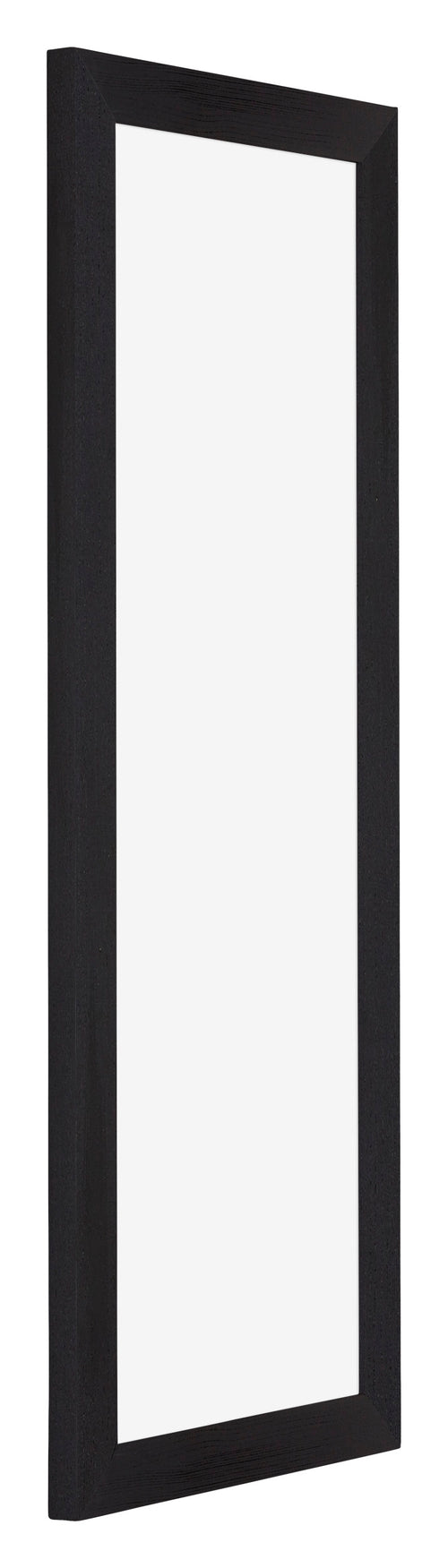 Mura MDF Bilderrahmen 20x60cm Schwarz Gemasert Vorne Schrag | Yourdecoration.at