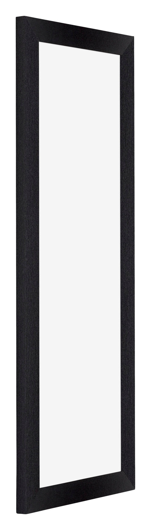 Mura MDF Bilderrahmen 20x60cm Schwarz Matt Vorne Schrag | Yourdecoration.at