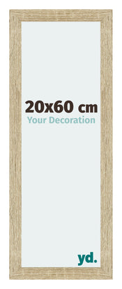 Mura MDF Bilderrahmen 20x60cm Sonoma Eiche Vorne Messe | Yourdecoration.at